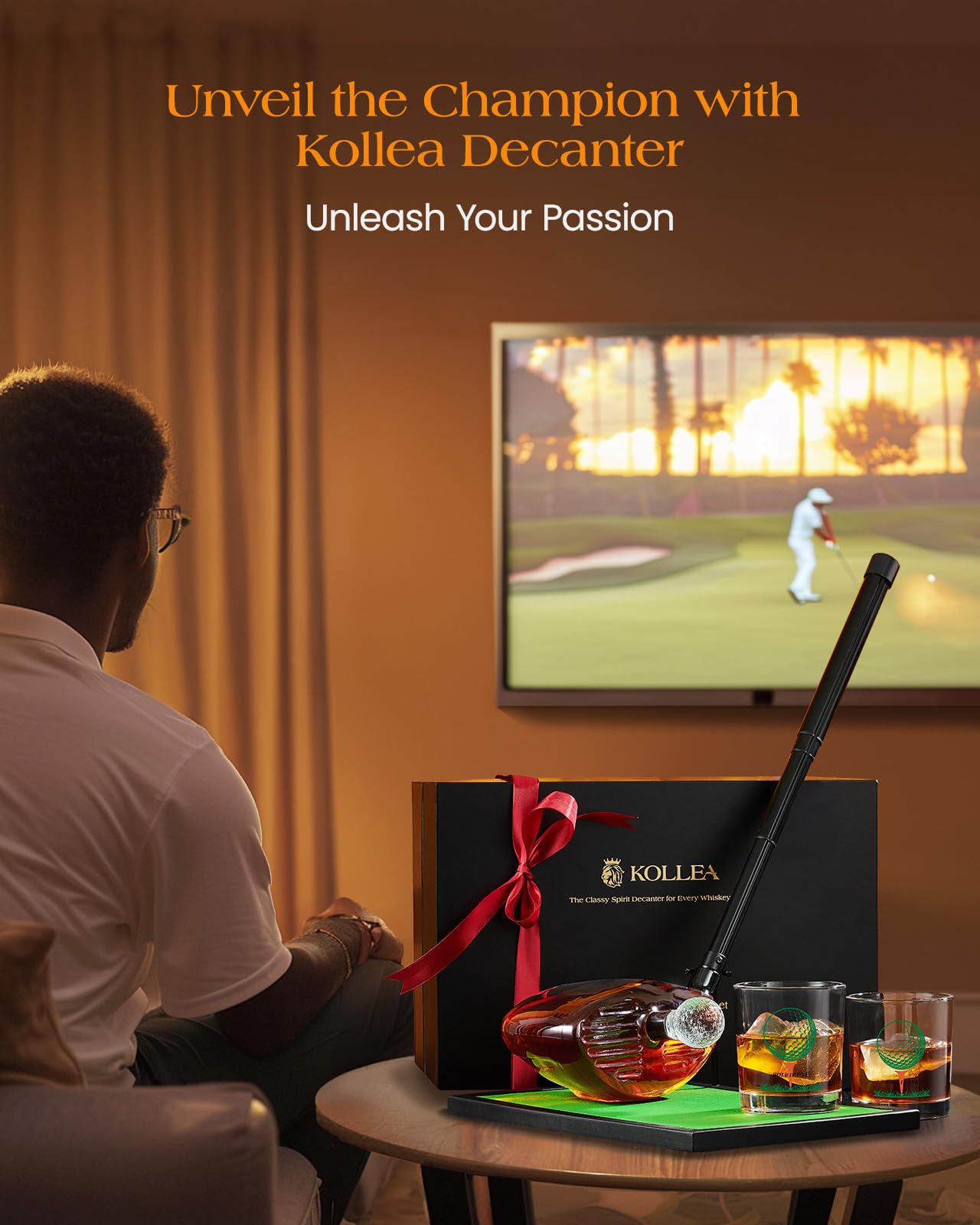 Kollea black gift box open showing premium packaging and ready-to-gift appeal