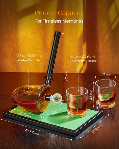 Kollea glass with golf ball print showing clear motif and enhanced presentation