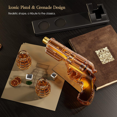 Kollea grenade shot glasses side-by-side for sharing and themed pours