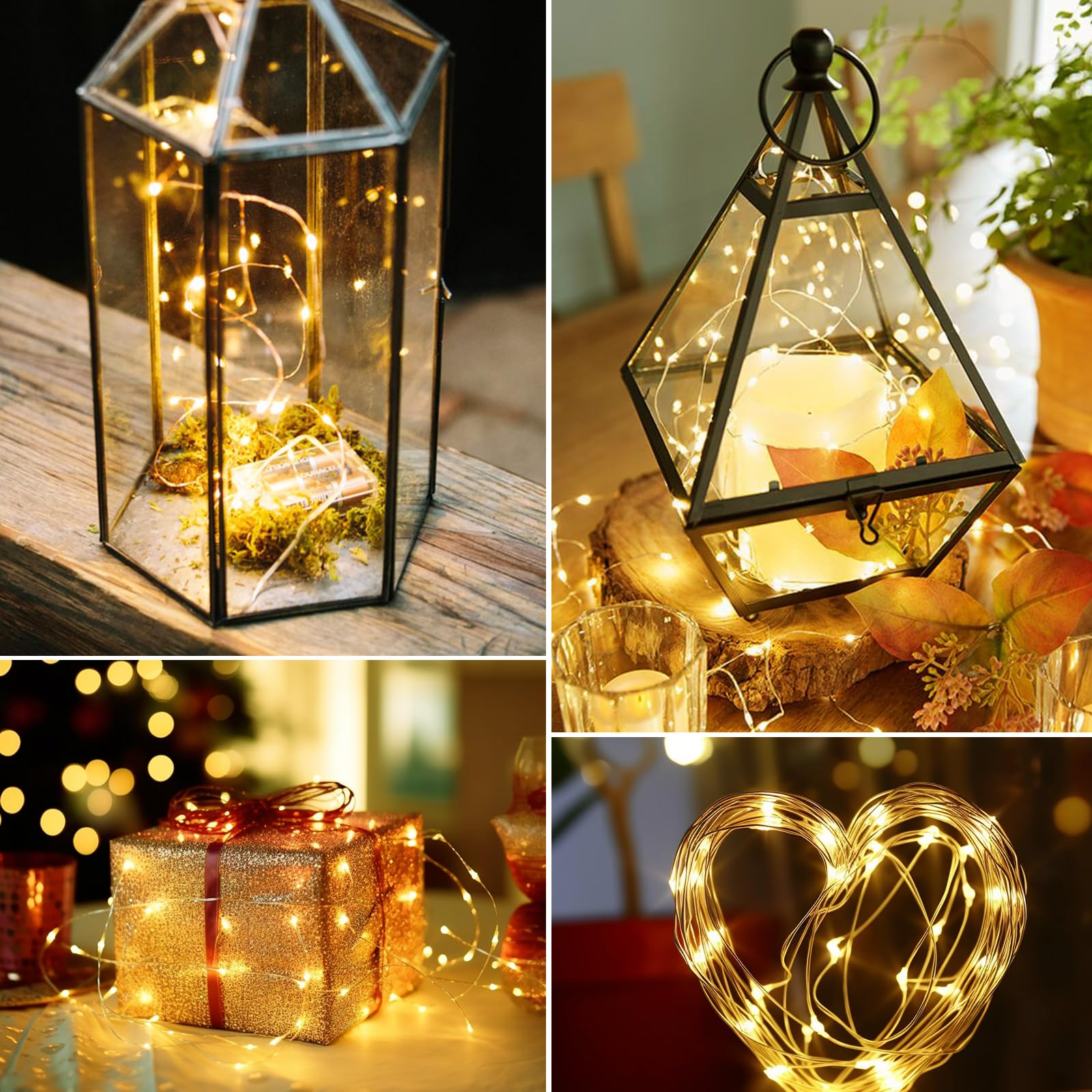 kolpop used on wedding table creating intimate, warm atmosphere