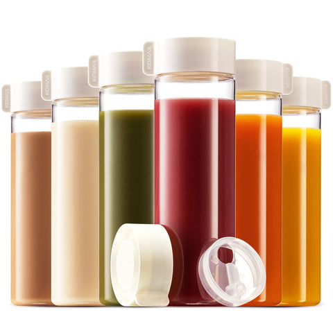 Komax front view of six bottles showing packaging and clear benefit of organization