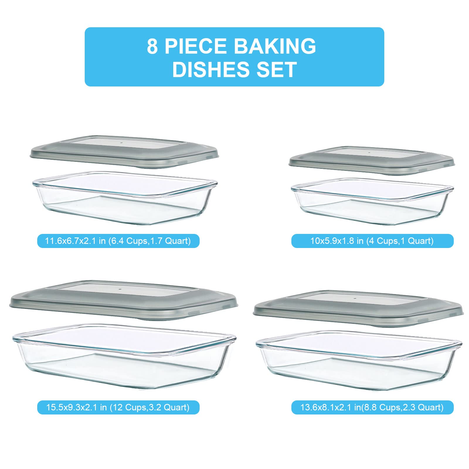 KOMUEE close-up borosilicate glass edge highlighting durable, warp-resistant construction