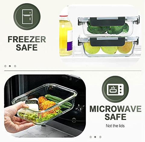 KOMUEE stacked containers in refrigerator demonstrating space-saving and visible organization