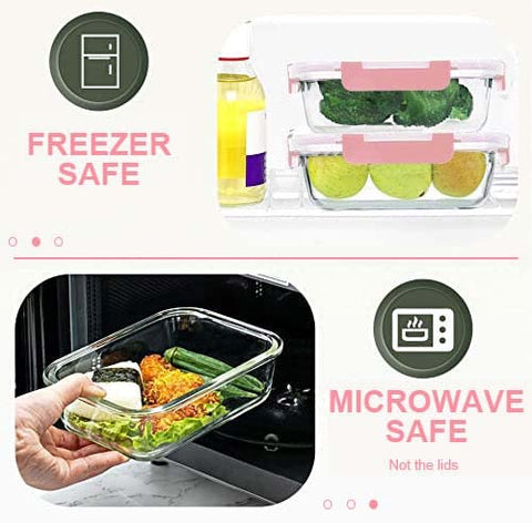 KOMUEE stacked containers in fridge demonstrating organized space saving