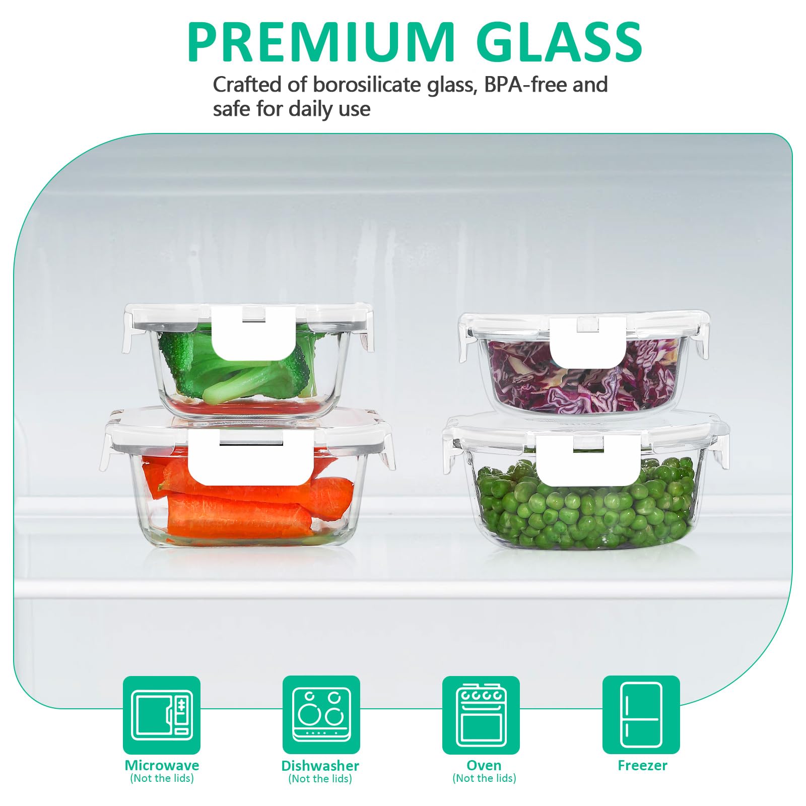 KOMUEE meal-prep usage with containers packed for lunch offering convenient transport