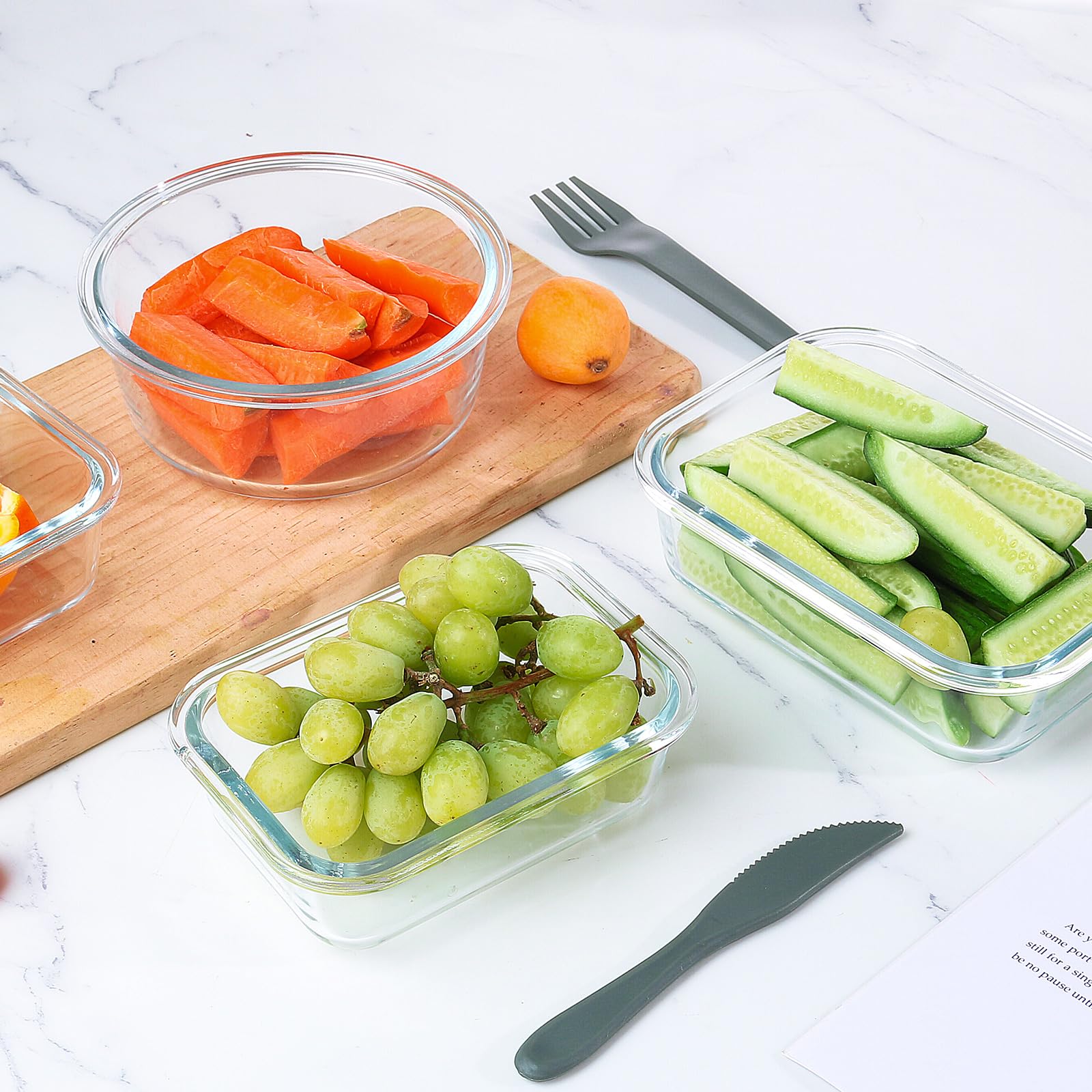 KOMUEE in kitchen lifestyle scene showing oven-to-table convenience and neat storage