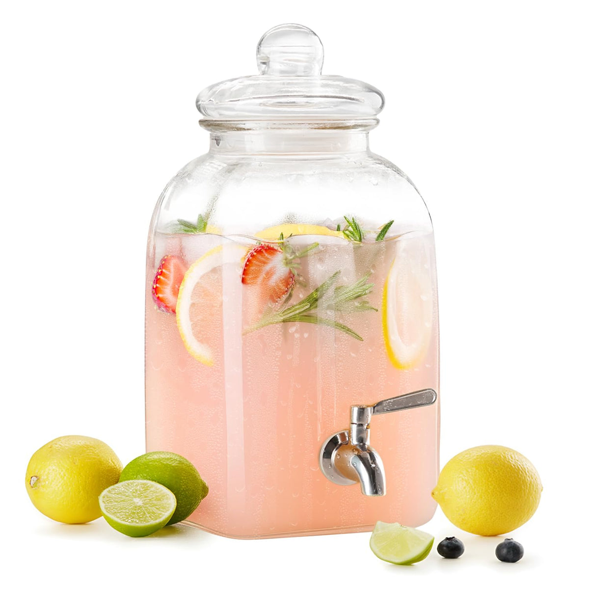 KooK front view clear jar showing elegant presentation and easy serving