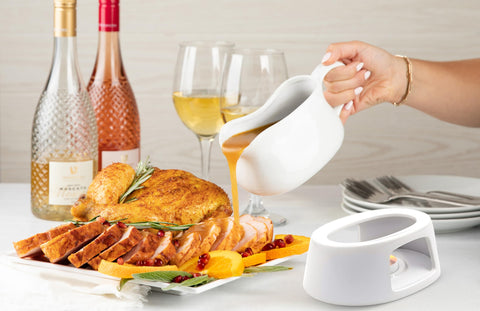 KooK oversized handle detail for comfortable, balanced pouring with minimal spills