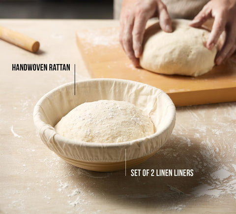 Kook removable linen liners displayed flat, showing breathable, washable proofing surface