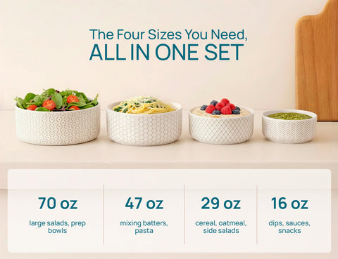 KooK medium bowl holding leftovers for easy transport and storage