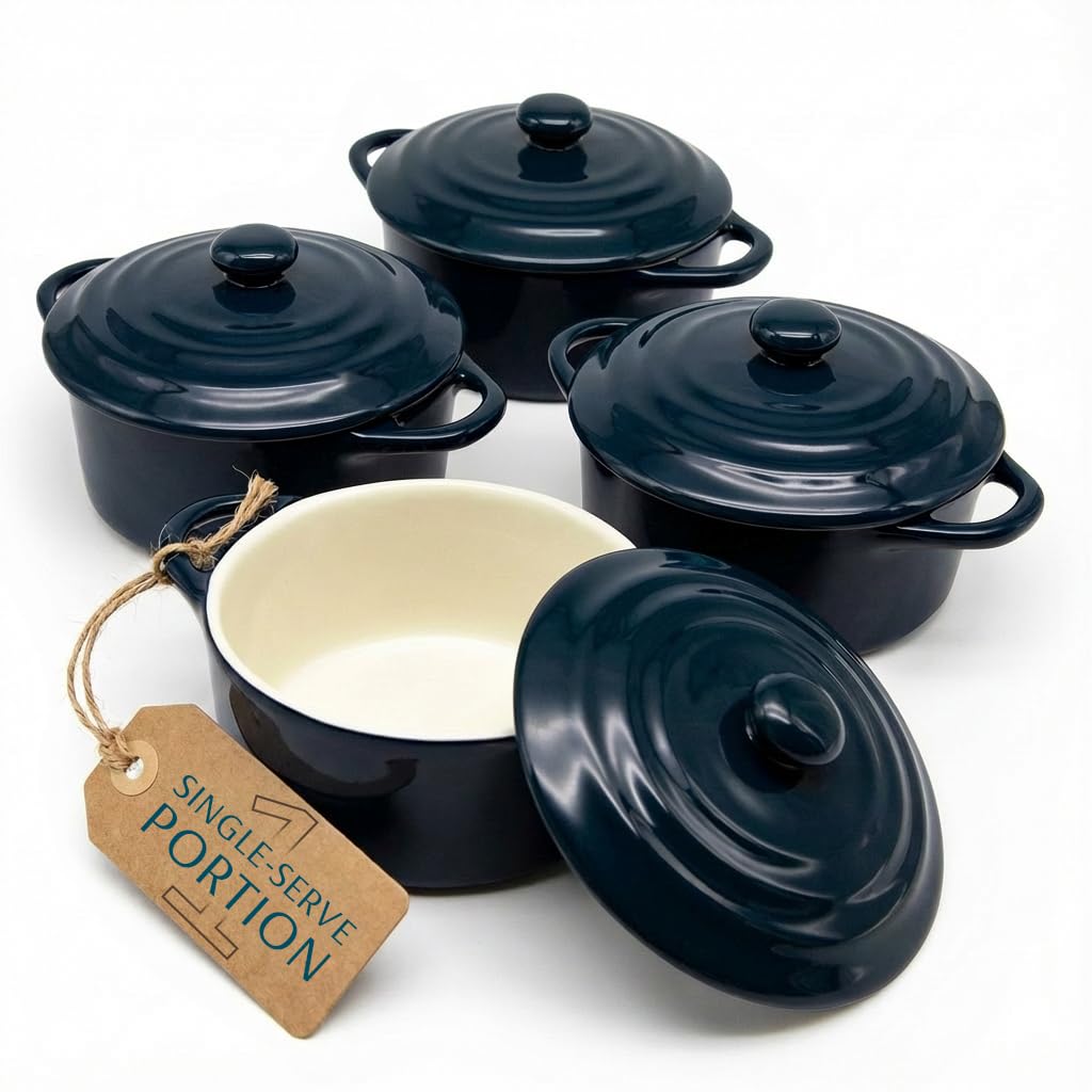KooK mini cocotte front packaging showing navy set and tidy presentation benefit