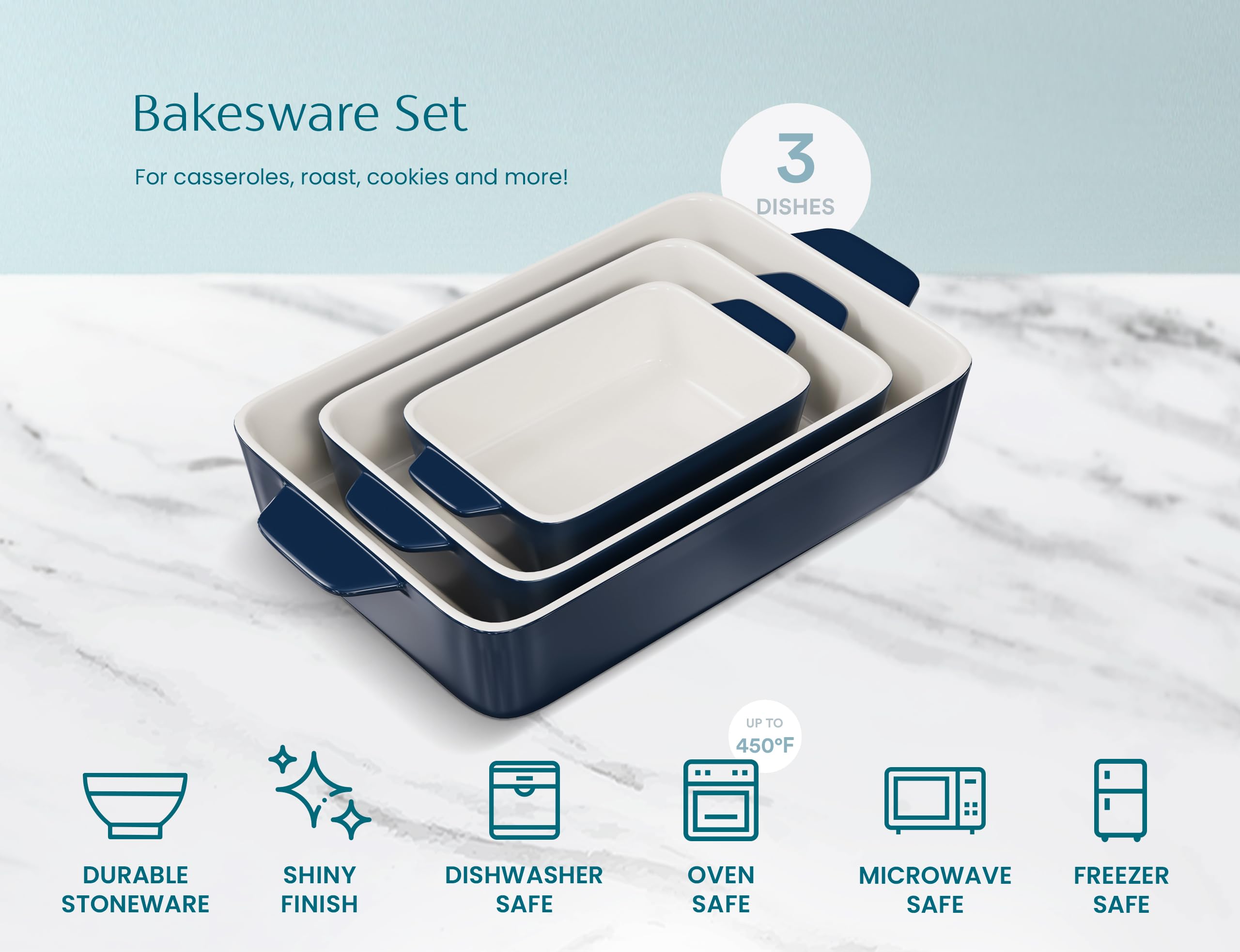 KooK three dishes nested for storage showing space-saving benefit