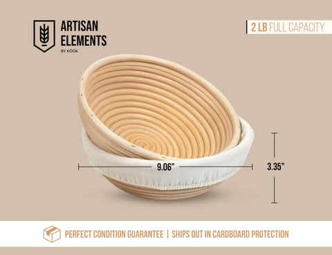 Kook polyfoam-protected packaging, ensuring baskets arrive without damage