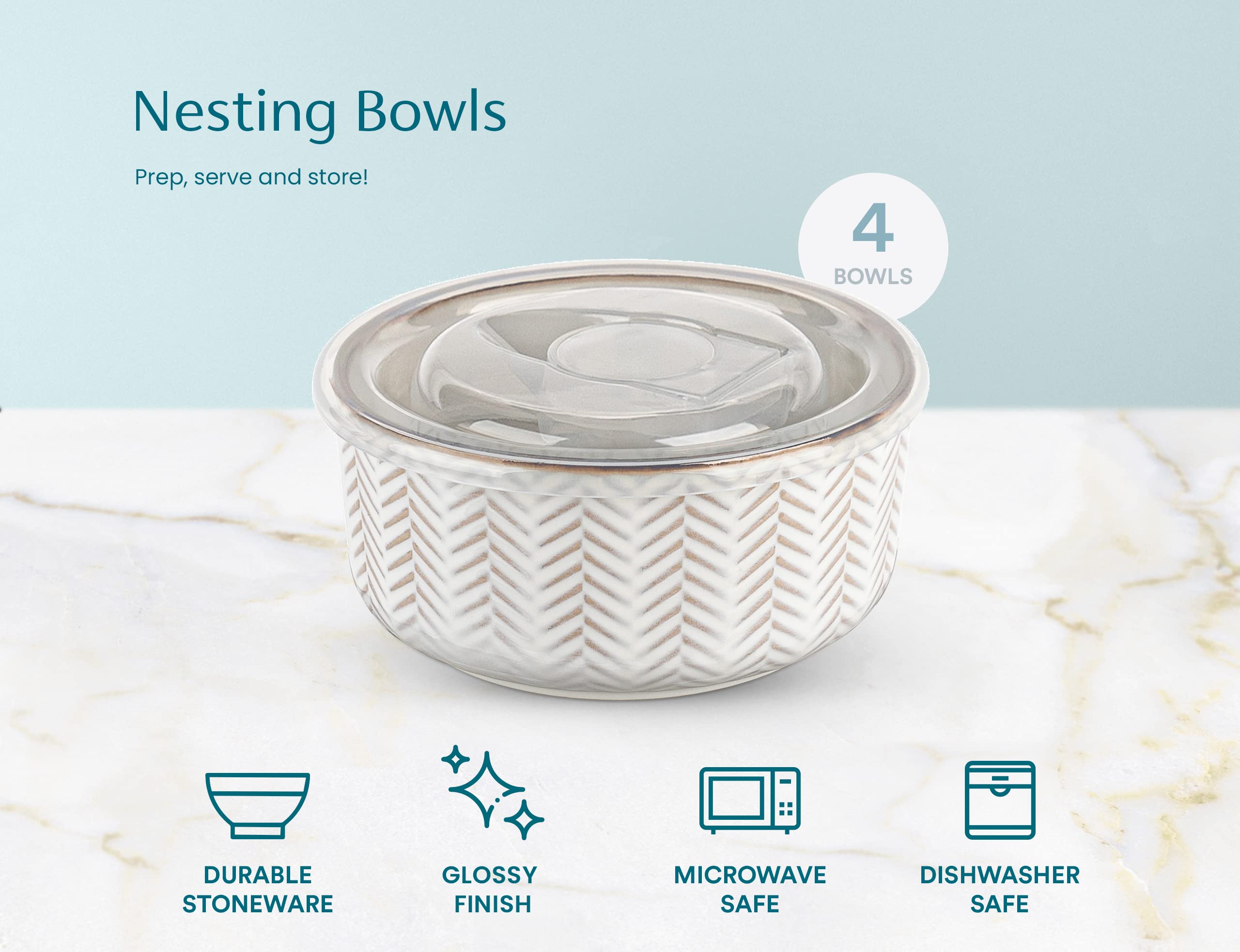 KooK bowls beside utensils to show size and portion reference benefit