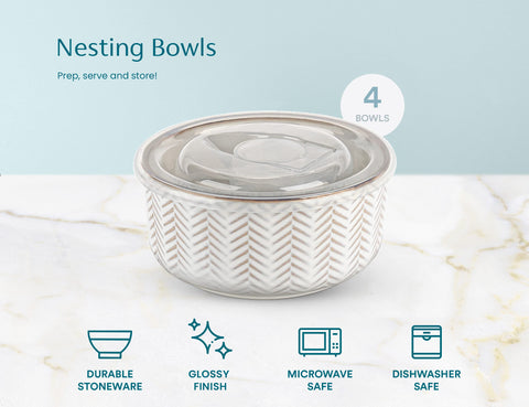 KooK bowls beside utensils to show size and portion reference benefit