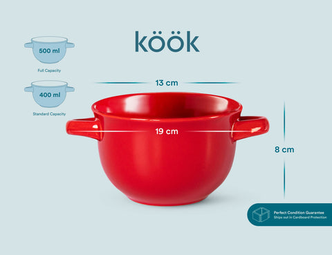 KooK crocks stacked to show compact storage and space-saving organization