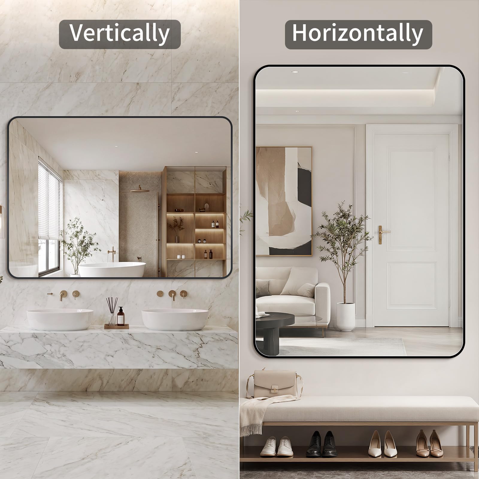 Koonmi black aluminum frame texture highlighting rust-resistant protective finish
