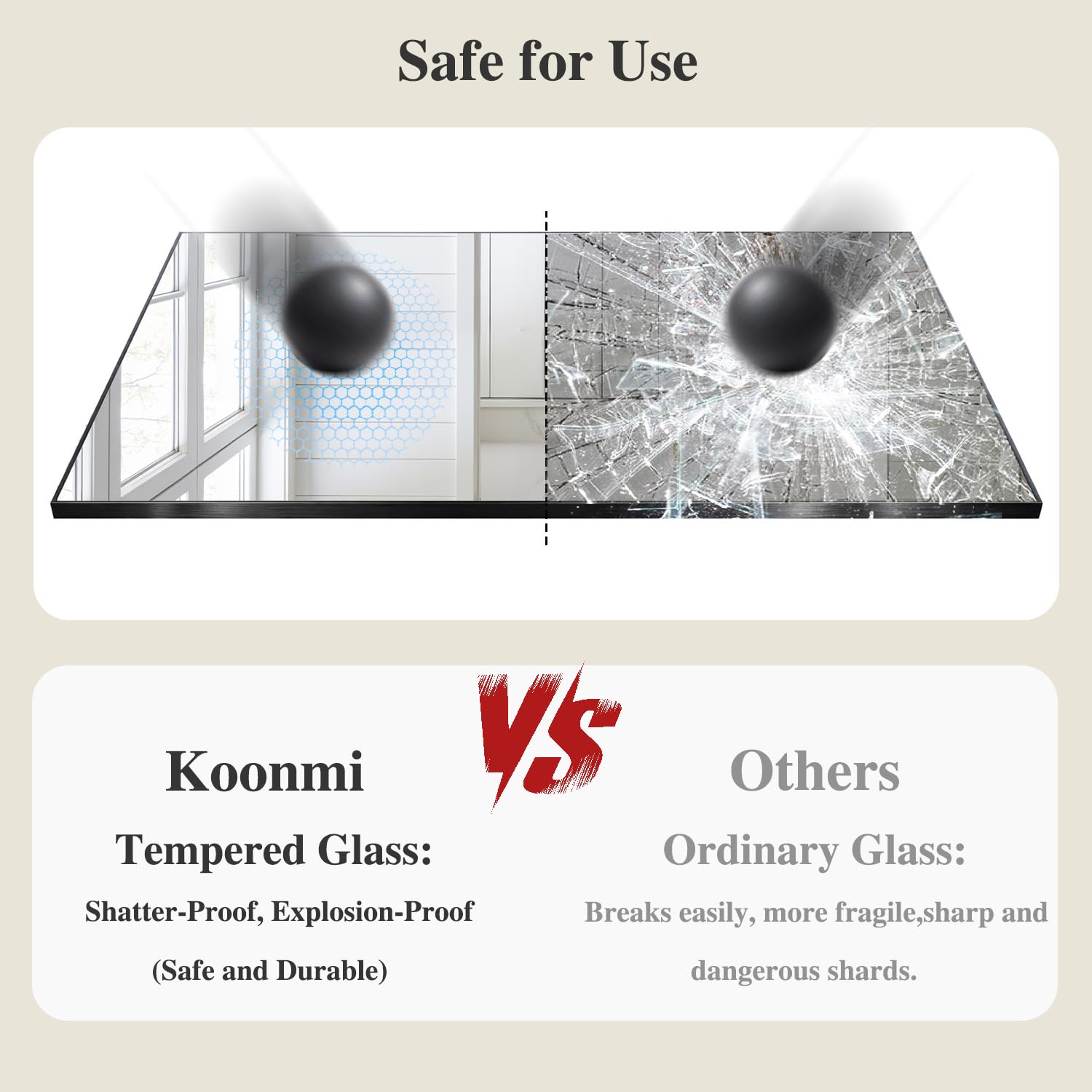 Koonmi horizontal above entry console showing decorative balance