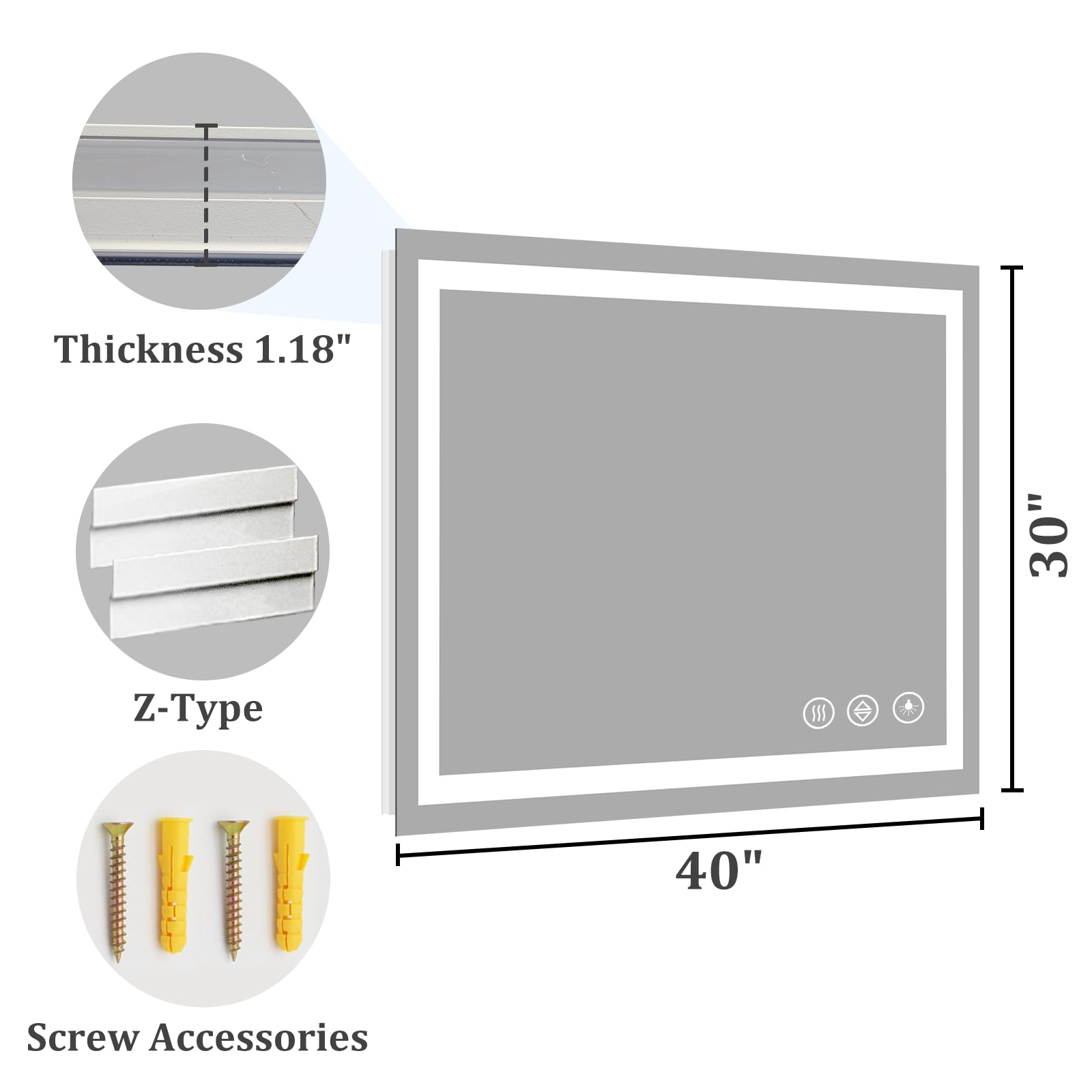 Koonmi mirror in lifestyle bathroom setting showing improved grooming lighting