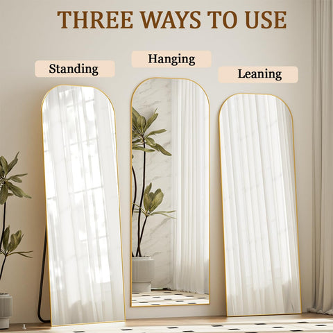 Koonmi mirror in bedroom setting adding depth and style to small spaces benefit