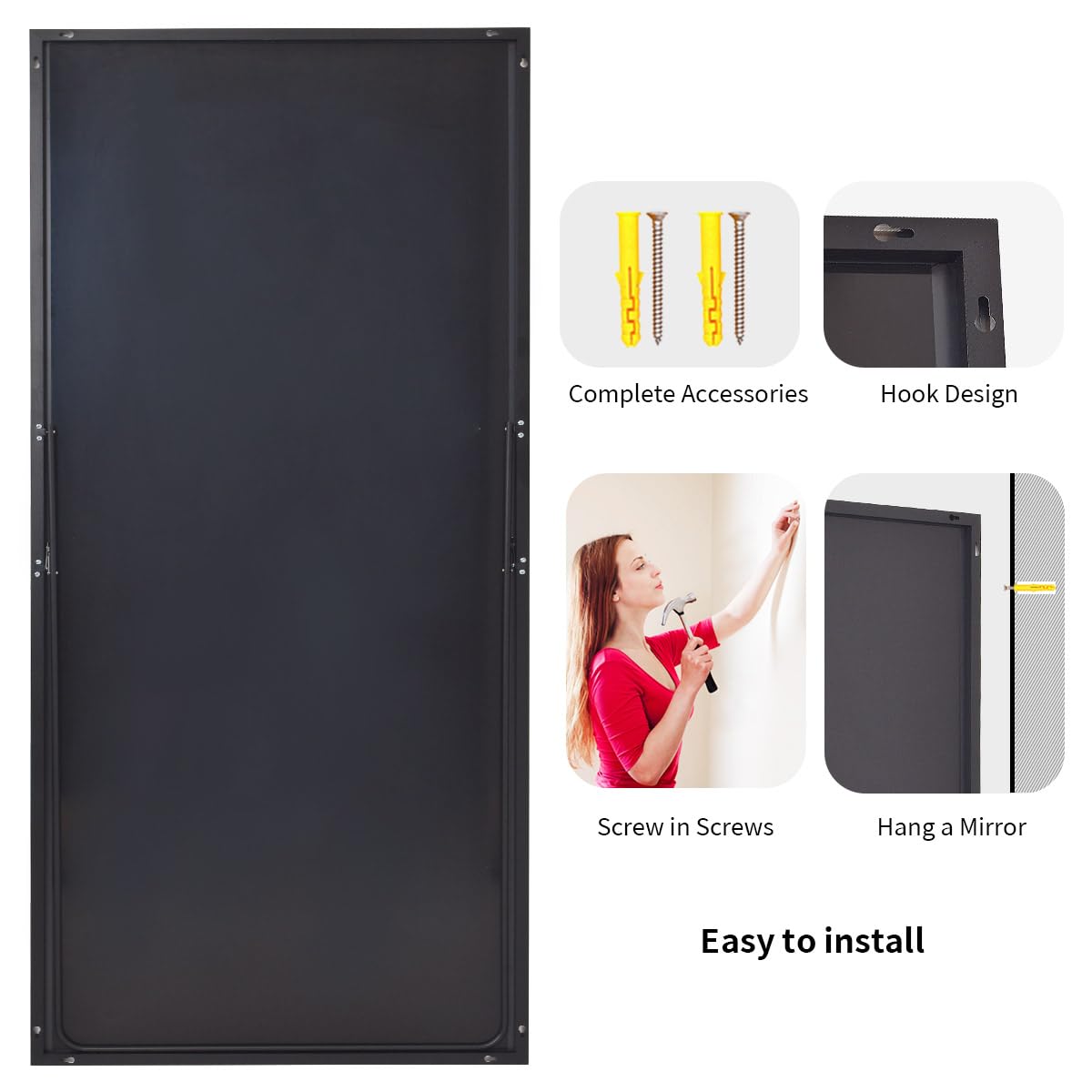 Koonmi wall-mounted horizontally in bedroom to maximize room design