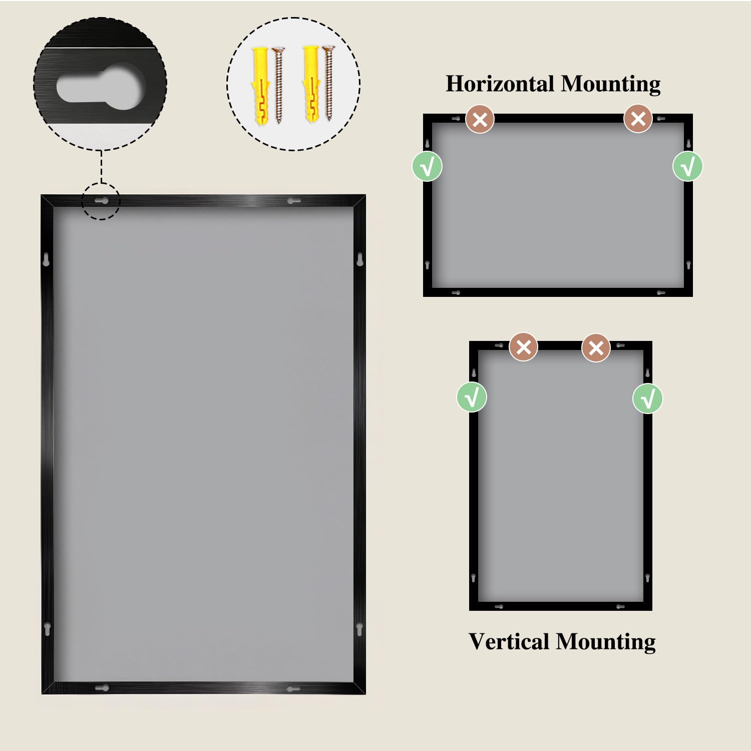 Koonmi mirror in honeycomb packaging showing secure shipping protection