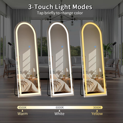 Koonmi touch-control panel detail showing easy brightness and mode adjustment