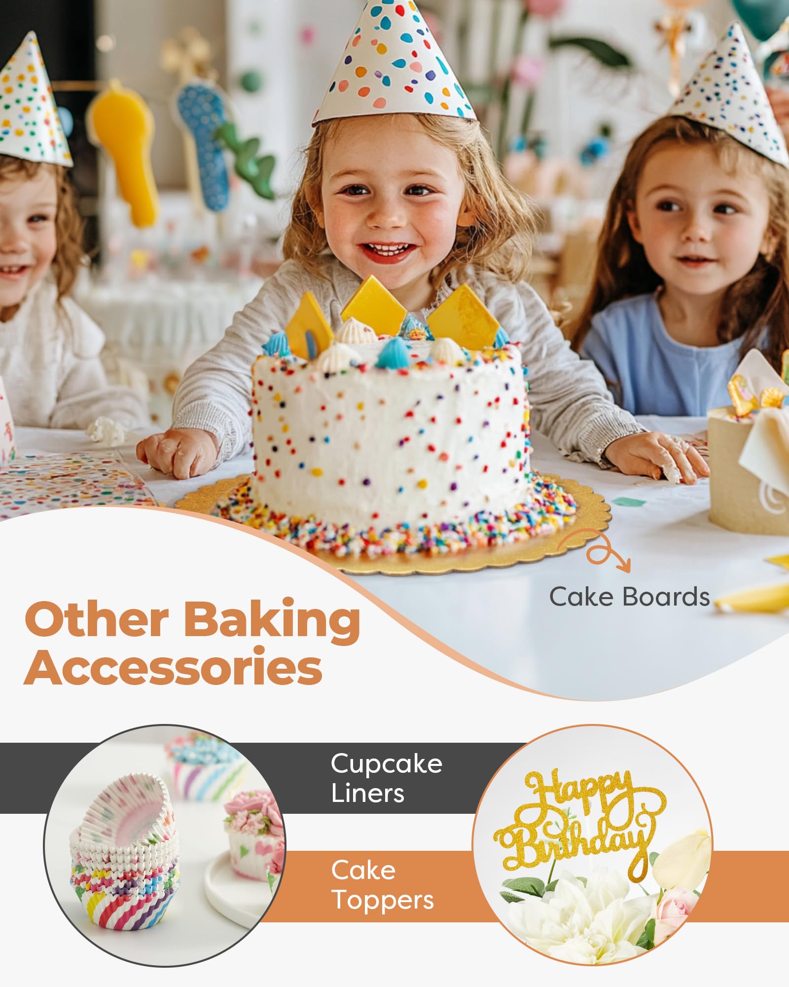 Kootek fondant tools and heart pattern for creating decorative accents