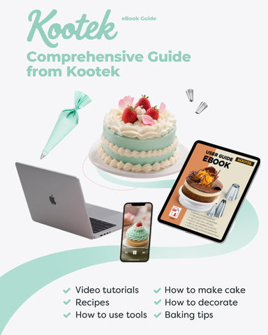 Kootek full kit spread with ruler, conveys scale and all-in-one value