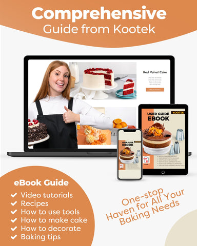 Kootek kit on bakery table showing how tools streamline baking workflow