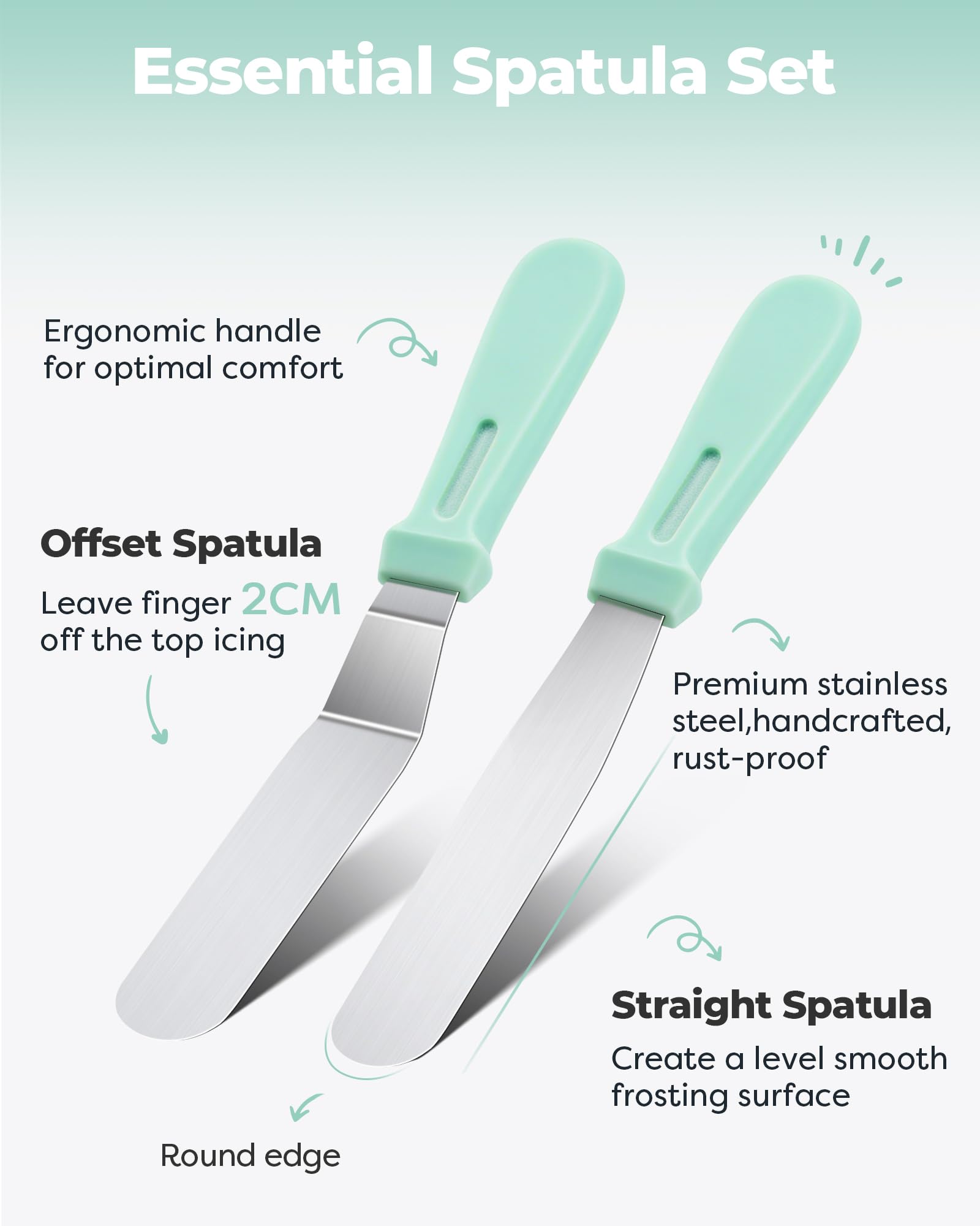 Kootek reusable and disposable piping bags arranged, offers convenience and hygiene