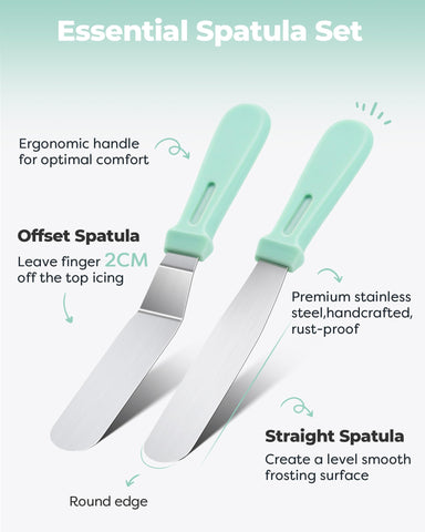 Kootek reusable and disposable piping bags arranged, offers convenience and hygiene