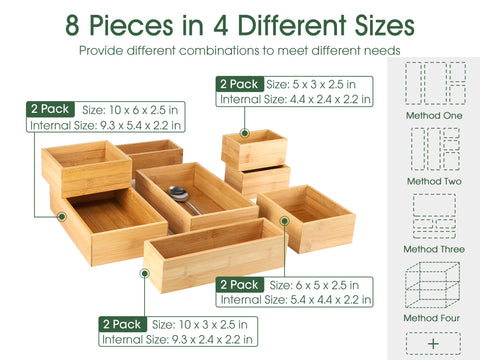 Kootek top view arranged in kitchen drawer for faster access