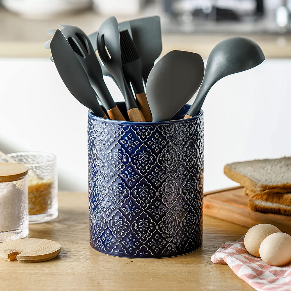 KOOV crock on kitchen counter styled as decor and practical storage