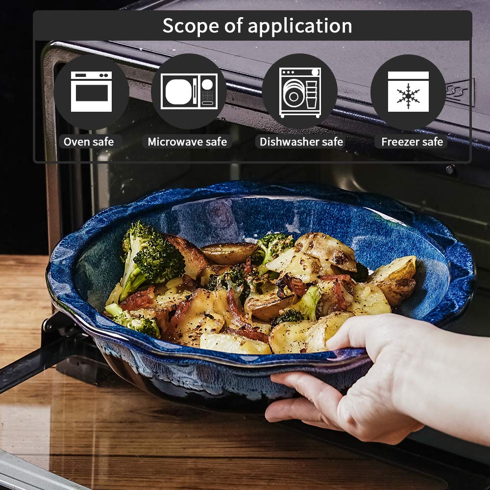 KOOV in-oven baking pie illustrating oven-safe performance up to 500°F benefit