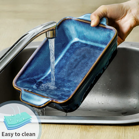KOOV Nebula Blue reactive glaze detail showing durable glossy finish