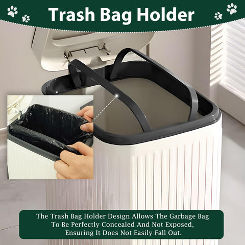 Kopuncare foot pedal in use for hands-free opening and hygienic disposal