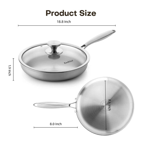 Kordichef pan being placed in dishwasher showing easy cleanup convenience