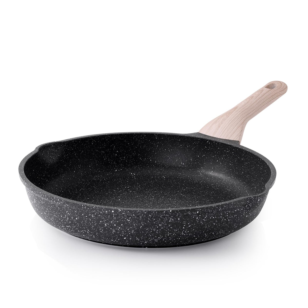 Kordisen front view of 12.5-inch skillet showing full profile and rim for easy serving