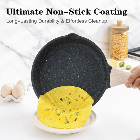 Kordisen close-up of nonstick surface demonstrating smooth texture for effortless release
