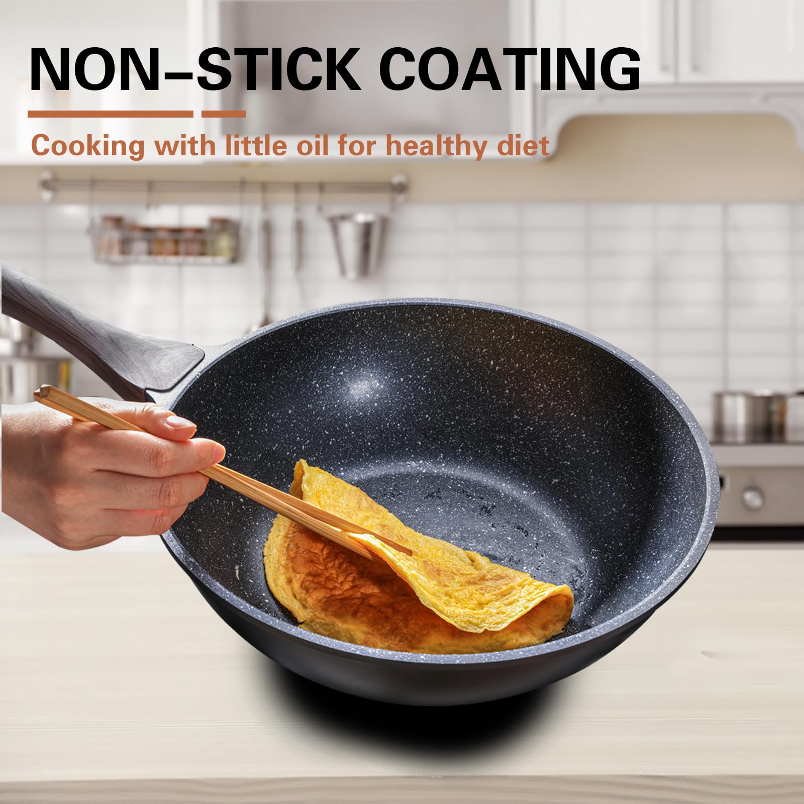 Kordisen tempered glass lid visible on pan, allows monitoring while cooking