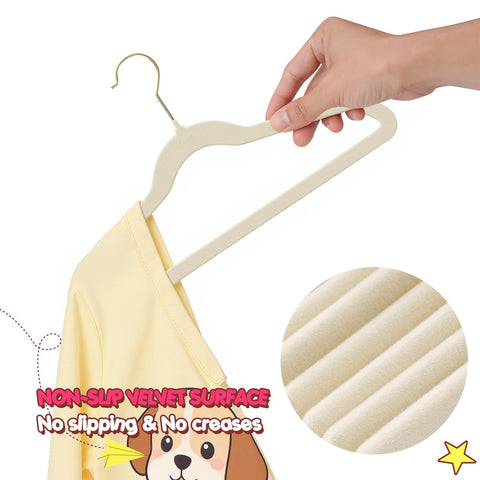 Korpai shoulder notch and contour preserving garment shape and preventing stretching