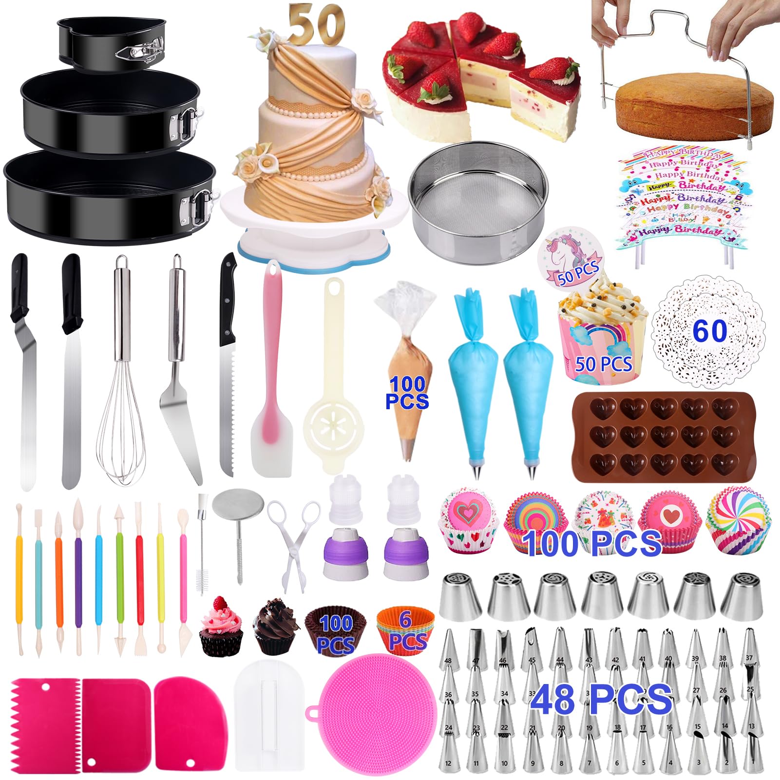 KOSBON front kit layout showing all 567 pieces and quick-start value
