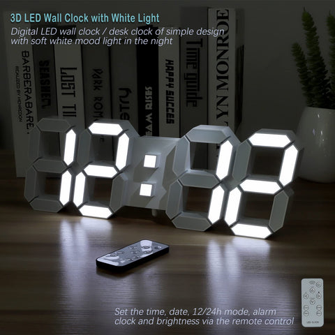 KOSUMOSU remote control image explaining quick brightness and alarm setup