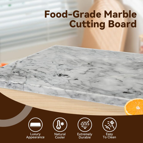 Kota Japan marble board in use rolling dough for cooler, less sticky pastry work