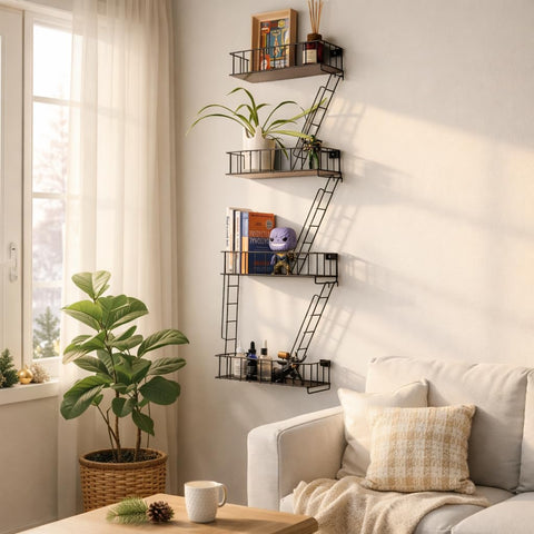 KOTIJOKI image of four tiers shows organized display capacity for small items