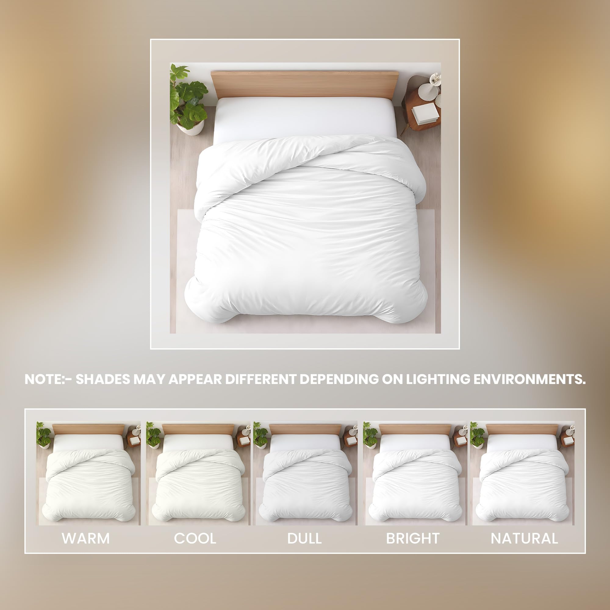 Kotton Culture room decor styling with white duvet delivering versatile backdrop and elevated bedroom aesthetic