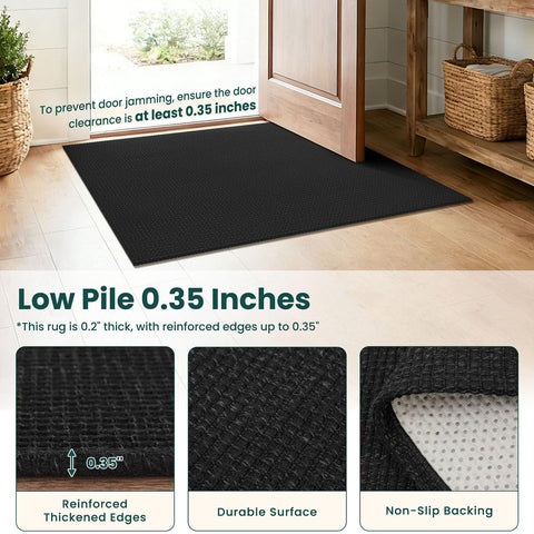 KOZYFLY reinforced edge close-up showing raised border for added durability and shape retention