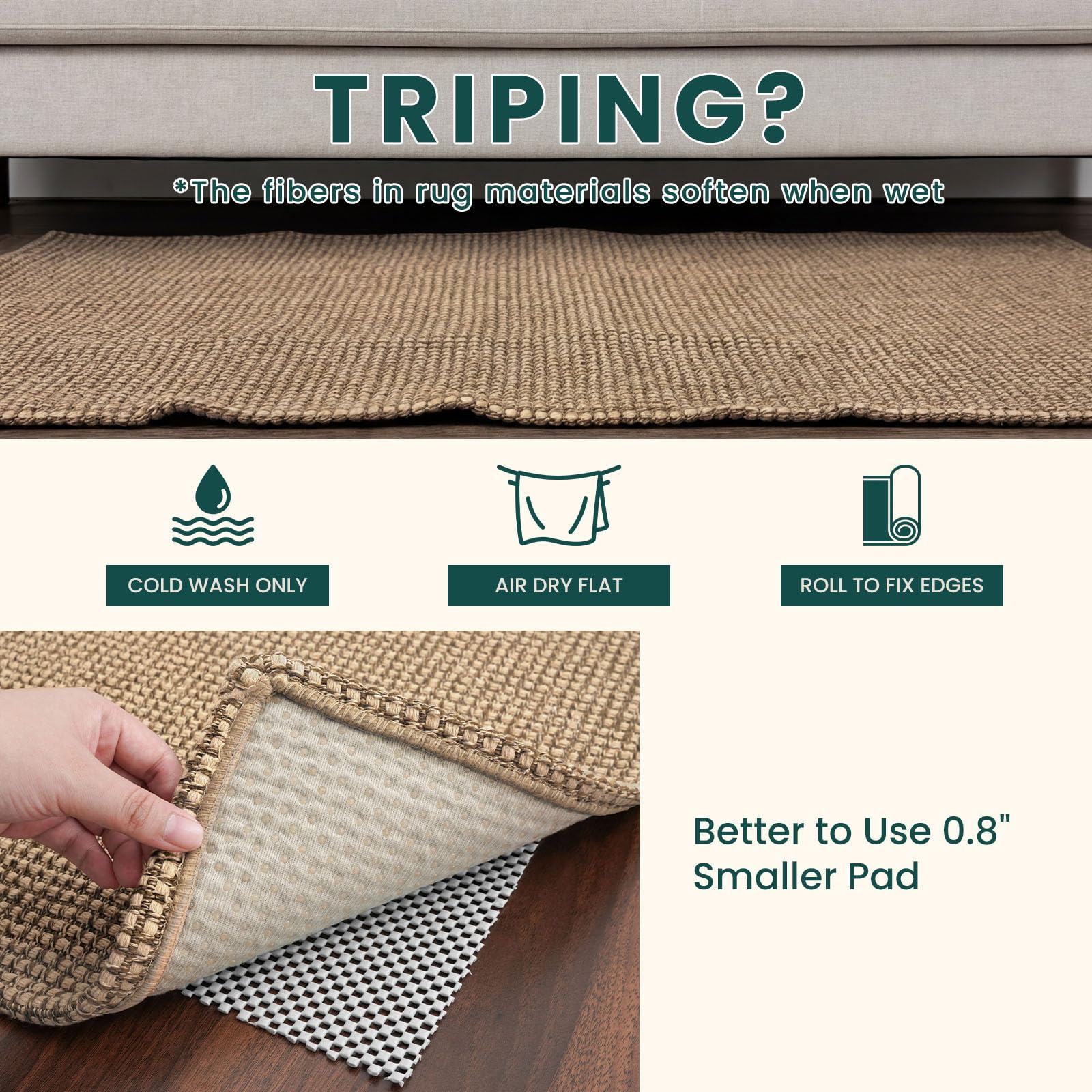 KOZYFLY folded packaging after shipping illustrating crease care and unpacking tips
