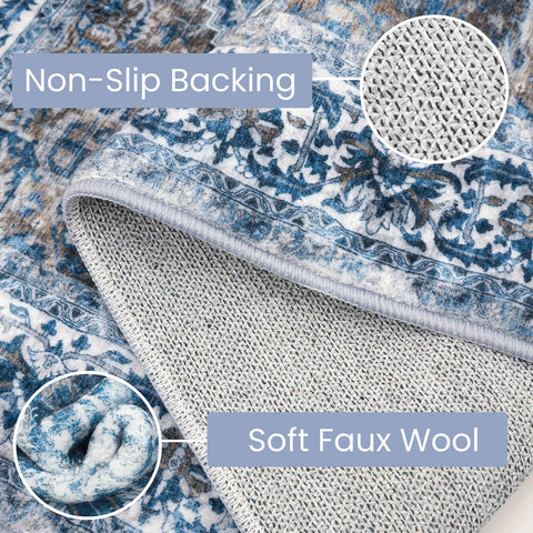 KOZYFLY folded rug after unpacking with tips to remove creases quickly